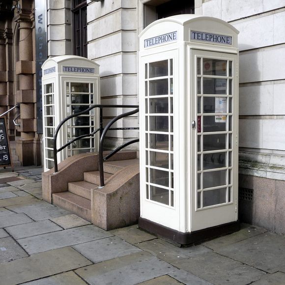 White Phonebox in Hull